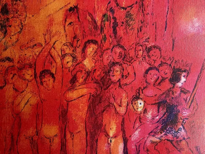 Marc Chagall Lithograph Coa Signed Hand Numbered Limited