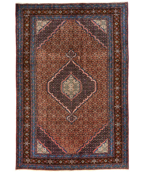 Handmade Tribal Geometric Vintage Oriental Rug