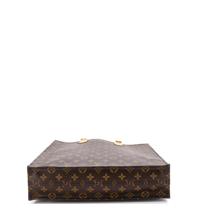 Louis Vuitton Sac Plat Bag Monogram Canvas