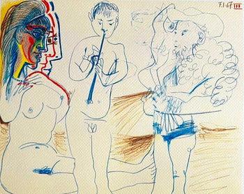 Pablo Picasso Lithograph Coa Signed / Numbered In Pencil Limited