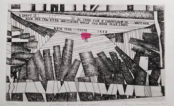 Risaburo Kimura Signed Original Etching Print