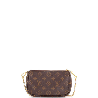 Louis Vuitton Multi Pochette Accessoires Pouch Monogram Canvas Small