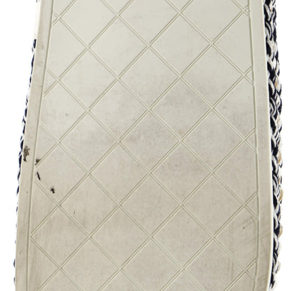 Chanel Women'S Cc Chain Sandals Braided Cord