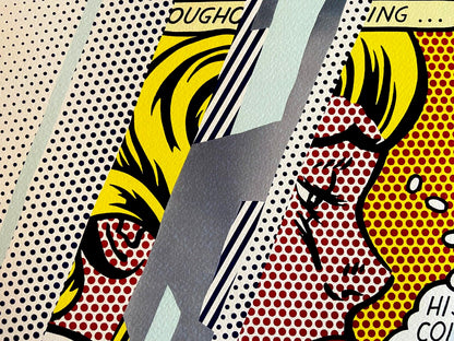 Roy Lichtenstein. Signed Numbered Limited Lithograph Coa