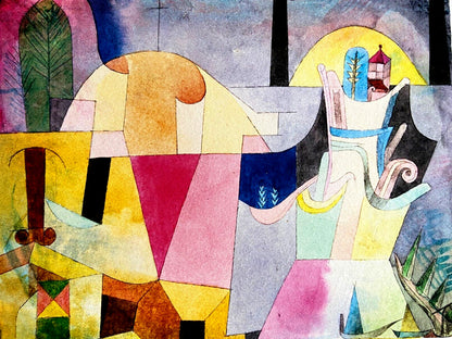 Paul Klee Lithograph Coa Signed Numbered By Hand