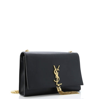 Saint Laurent Classic Monogram Tassel Crossbody Bag Leather Medium