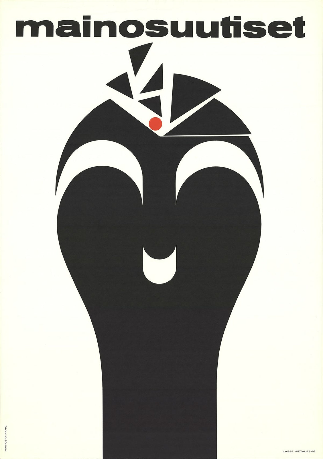 Lasse Hietala Advertisement News (Mainosuutiset) " Lithograph M