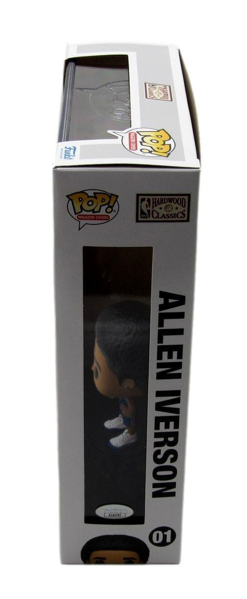 Allen Iverson Hof Autographed Funko Pop! Slam Funko  #01 76Ers Jsa 181851