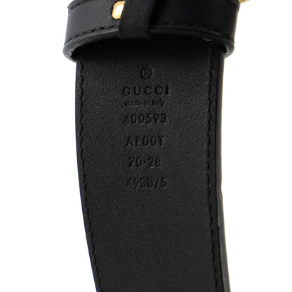 Gucci Gg Marmont Belt Leather Wide