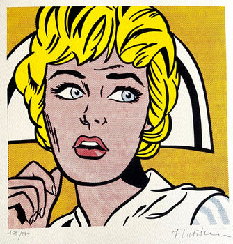 Roy Lichtenstein Lithograph Coa Signed Numbered By Hand 275 Ex