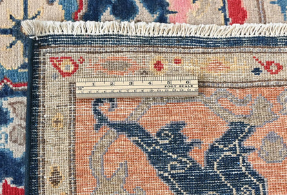 Handmade Kazak Pakistan Rug Floral Modern Design