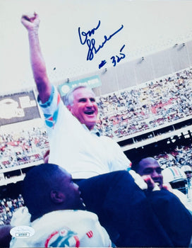 Don Shula Autographed 8X10 Football Photo (Jsa)