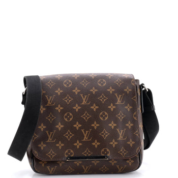 PM Louis Vuitton District Messenger Bag Macassar Monogram Canvas