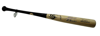 Ronald Acuna Jr. Signed/Inscr Louisville Slugger