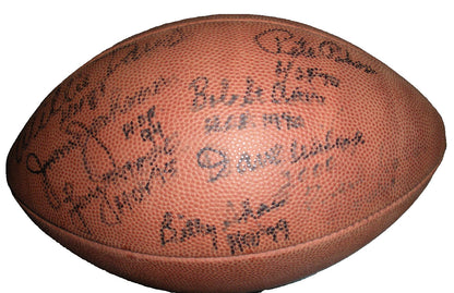 Jimmy Johnson Pete Pihos,Bob St.Clair,Davis W/Coa
