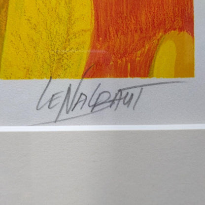 Gerard Le Nalbaut (1946 Lorient) Original Lithograph Signed Framed Numbered