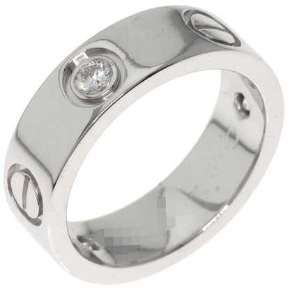Cartier   Ring Love Ring Half Diamond #48 K18