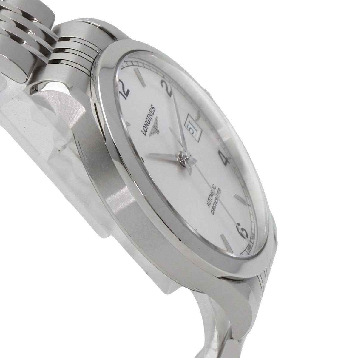 Steel LONGINES record Watches L2.820.4.76.6 Stainless Steel/ Stainless