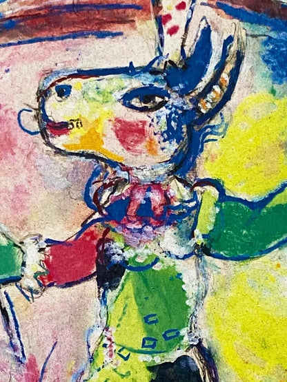 Marc Chagall Numbered Coa Lithograph Signed Op