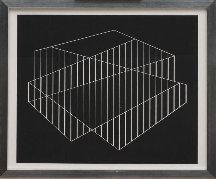 Josef Albers - Formulation : Articulation Serigraph Abstract Art Print Framed