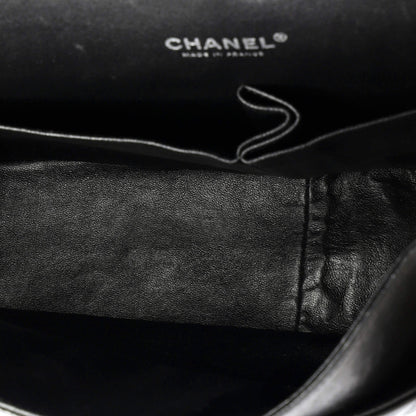 Chanel Classic Double Flap Bag Quilted Patent Maxi