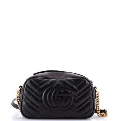 Gucci Gg Marmont Shoulder Bag Matelasse Leather Small
