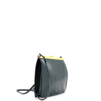 Celine Clasp Crossbody Bag Lizard Mini