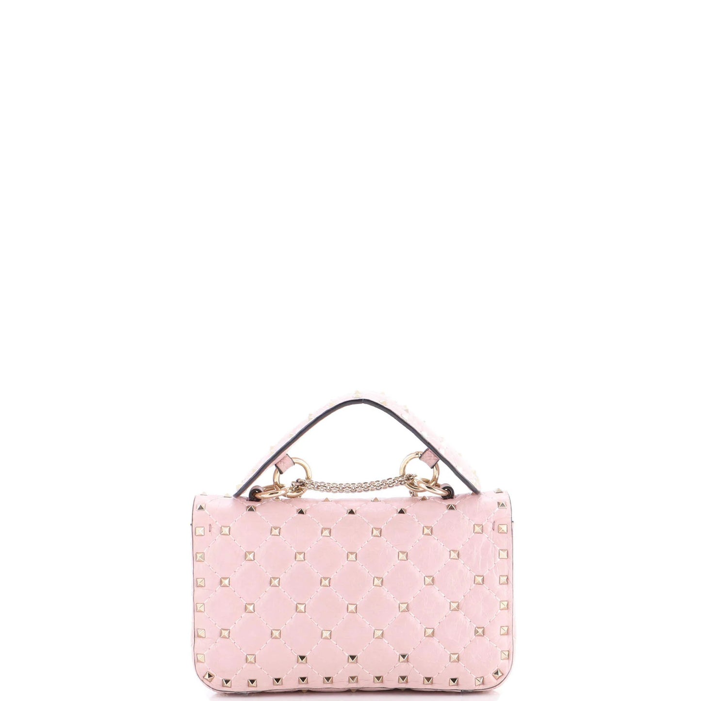 Valentino Garavani Rockstud Spike Flap Bag Quilted Leather Small