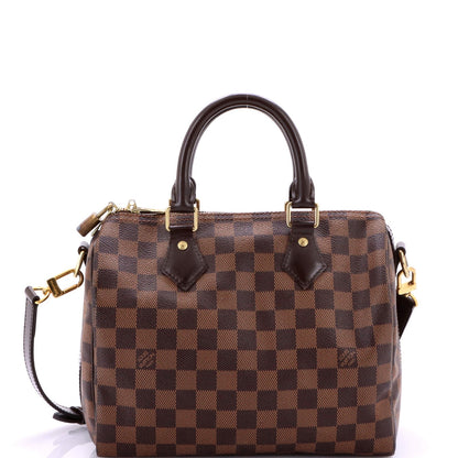 Louis Vuitton Speedy Bandouliere Bag Damier 25