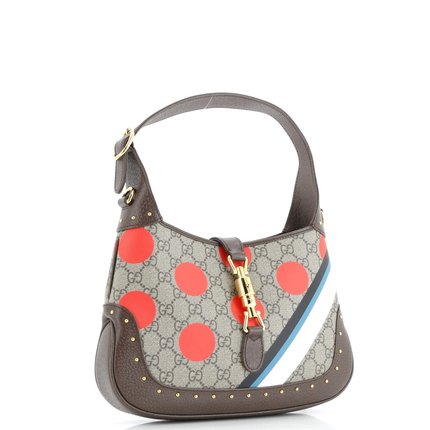Gucci Jackie 1961 Hobo Printed Gg Coated Canvas Small