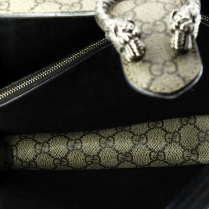 Gucci Dionysus Bag Gg Coated Canvas And Leather Small