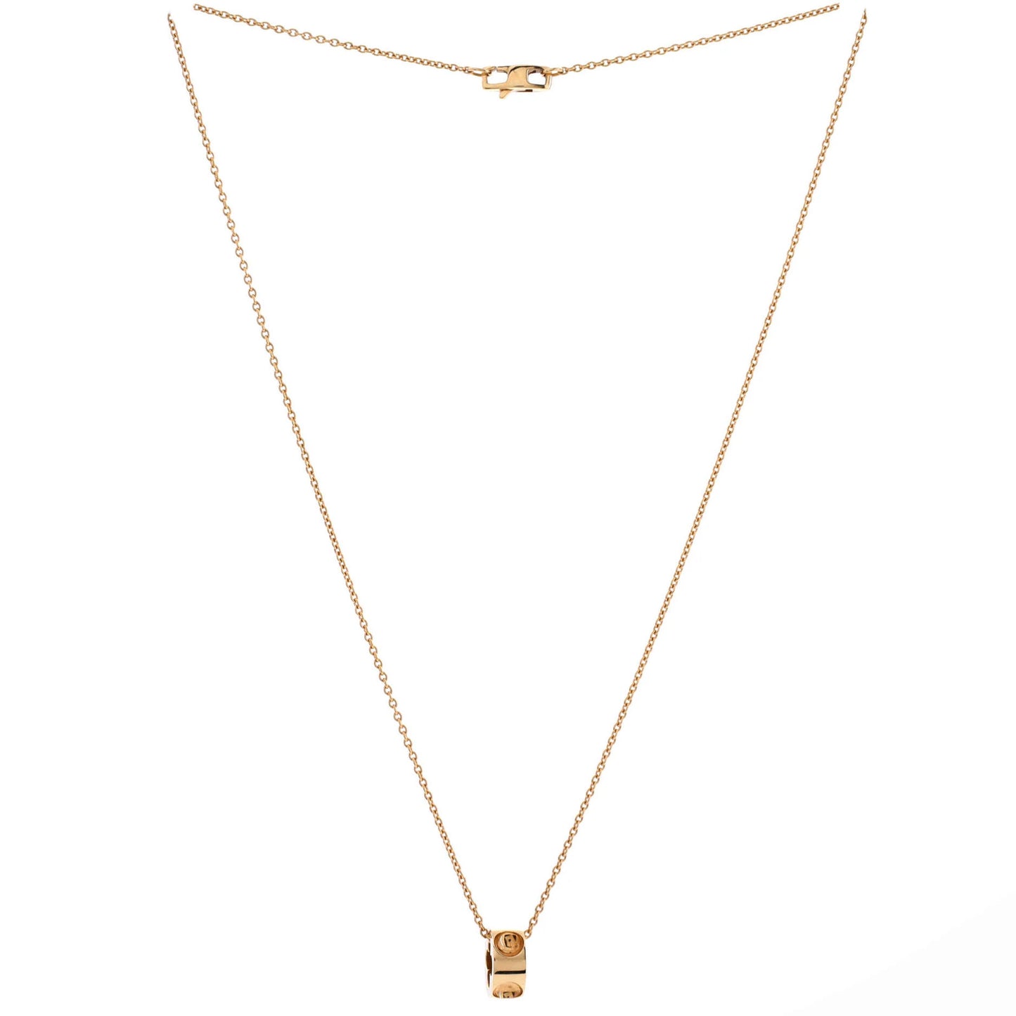 Louis Vuitton Empreinte Pendant Necklace 18K Yellow Gold