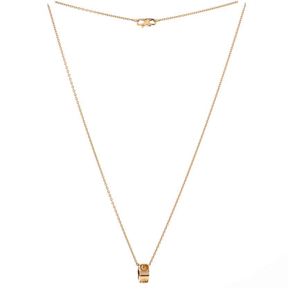 Louis Vuitton Empreinte Pendant Necklace 18K Yellow Gold