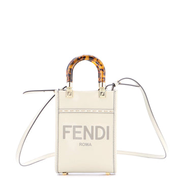 Fendi Sunshine Shopper Tote Leather Mini