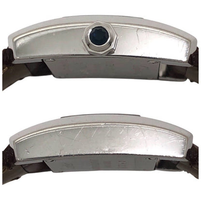 Cartier Tankissime Sm W650029H Silver K18Wg/Leather Strap (Non-Oem)