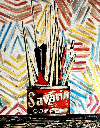 Jasper Johns Lithograph Coa Signed Op Numbered In Pencil Stamp 180Ex