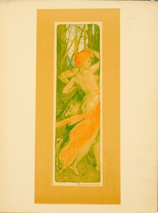 Berchmans Original Vintage French Poster Renouveau Estampe Moderne 1897