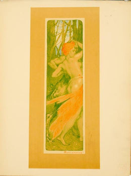 Berchmans Original Vintage French Poster Renouveau Estampe Moderne 1897