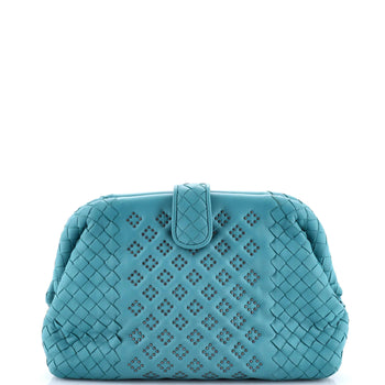Bottega Veneta Lauren 1980 Clutch Studded Leather With Intrecciato Detail