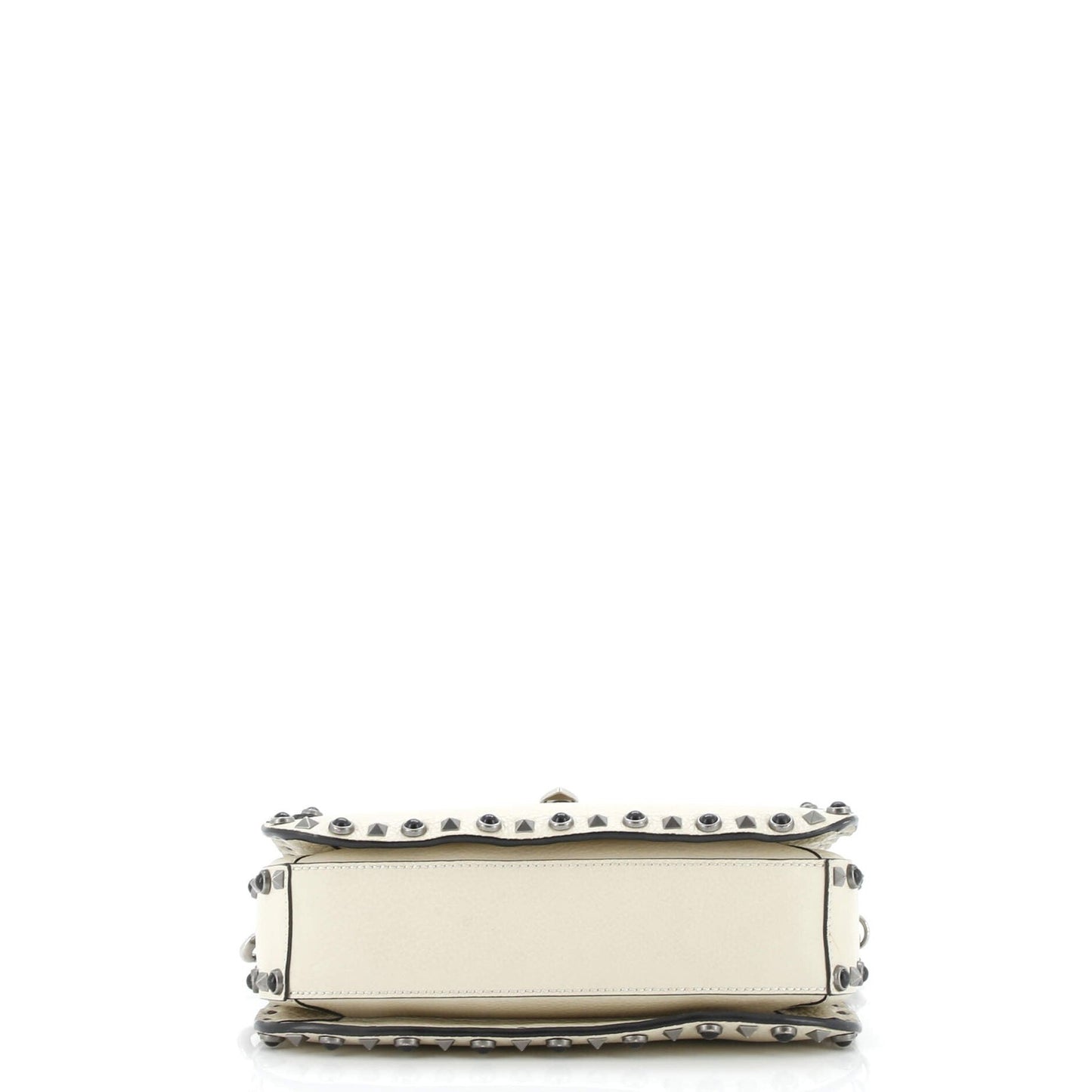 Valentino Garavani Rolling Rockstud Crossbody Bag Leather With Cabochons Medium