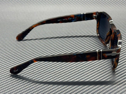 PERSOL PO3386S 1232S3 Tortoise Brown Pearl Blue Polarized Men's 56 mm Sunglasses