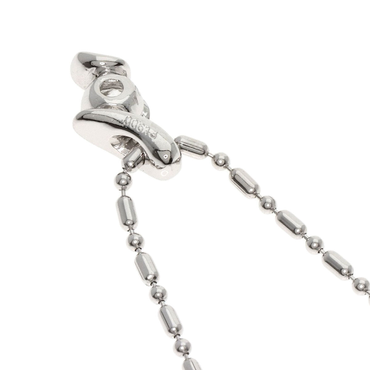 0.32Ct Diamond Necklace Platinum Pt900 Pt850 4.4G
