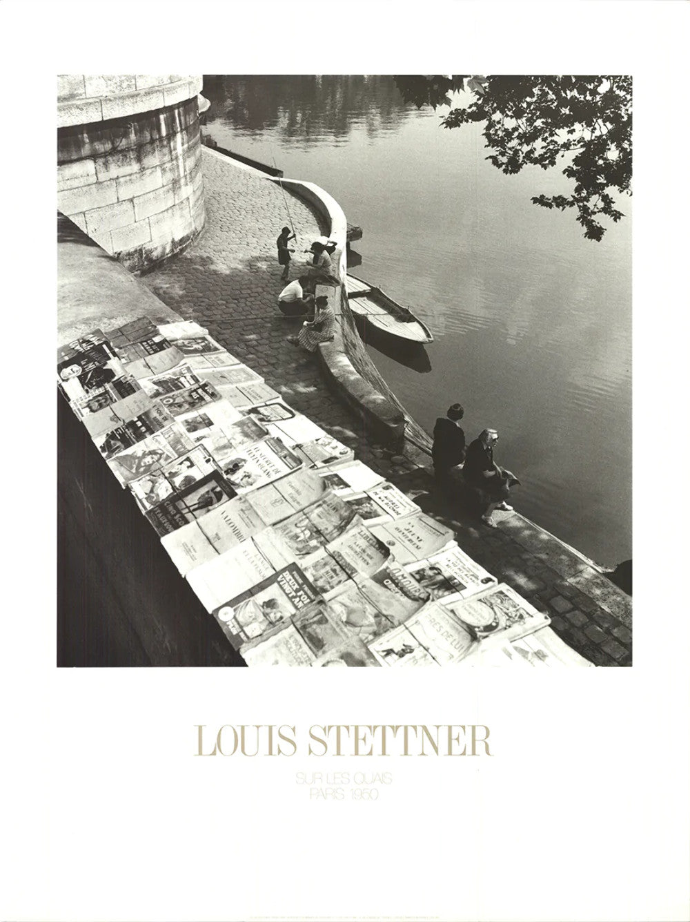 Louis Stettner Sue Les Quais " Offset Lithograph Photography