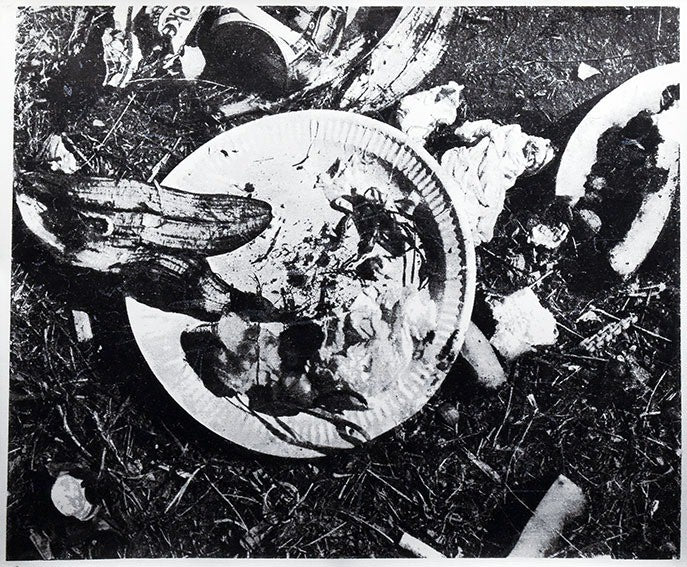 Geoffrey Hendricks "Flux Place Mat" 1973 Silk Screen On Cloth Fluxus Conceptual