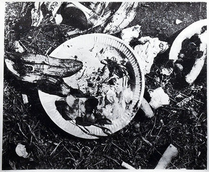 Geoffrey Hendricks "Flux Place Mat" 1973 Silk Screen On Cloth Fluxus Conceptual