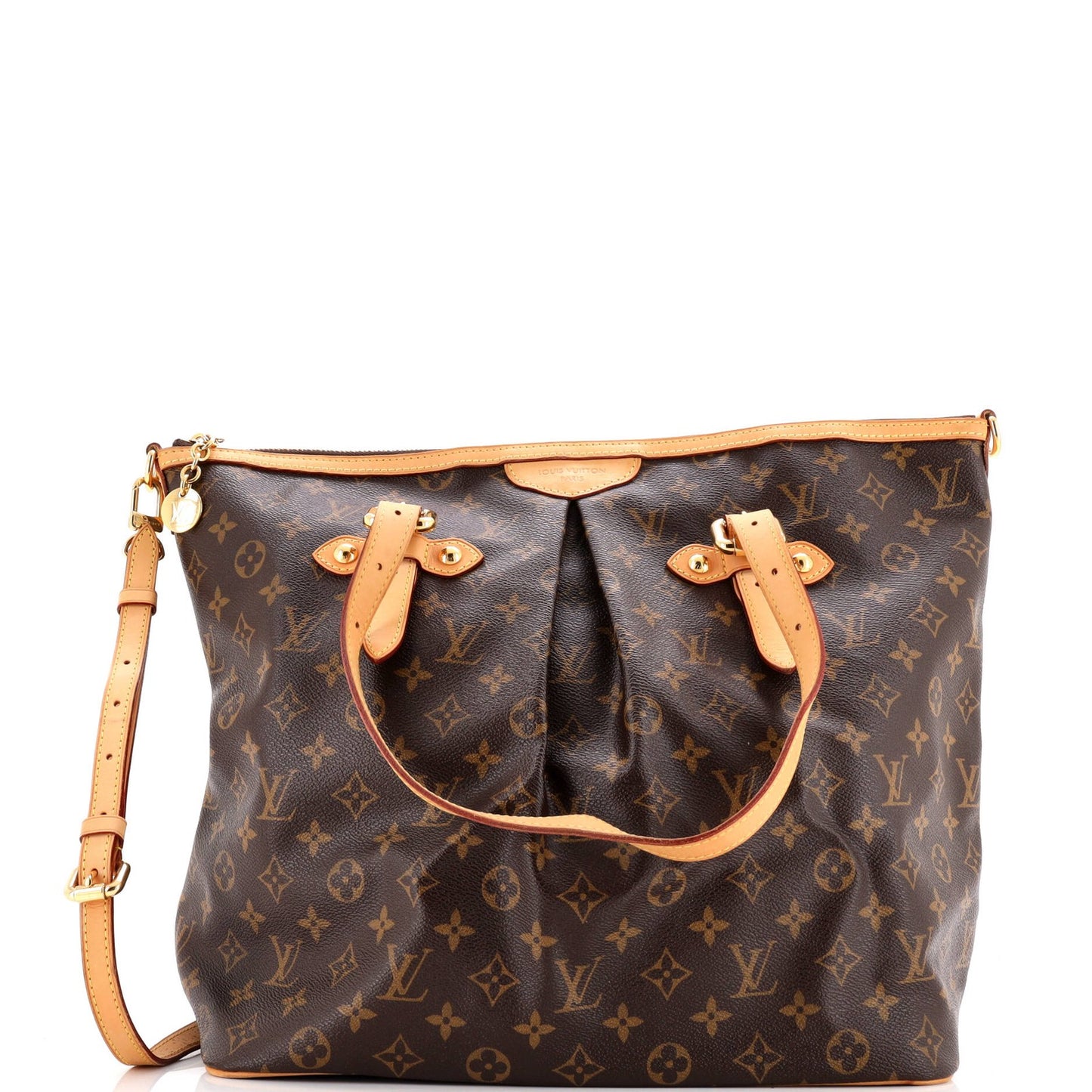 Louis Vuitton Palermo Handbag Monogram Canvas Gm