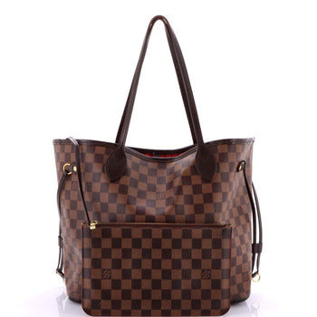 Louis Vuitton Neverfull Nm Tote Damier Mm