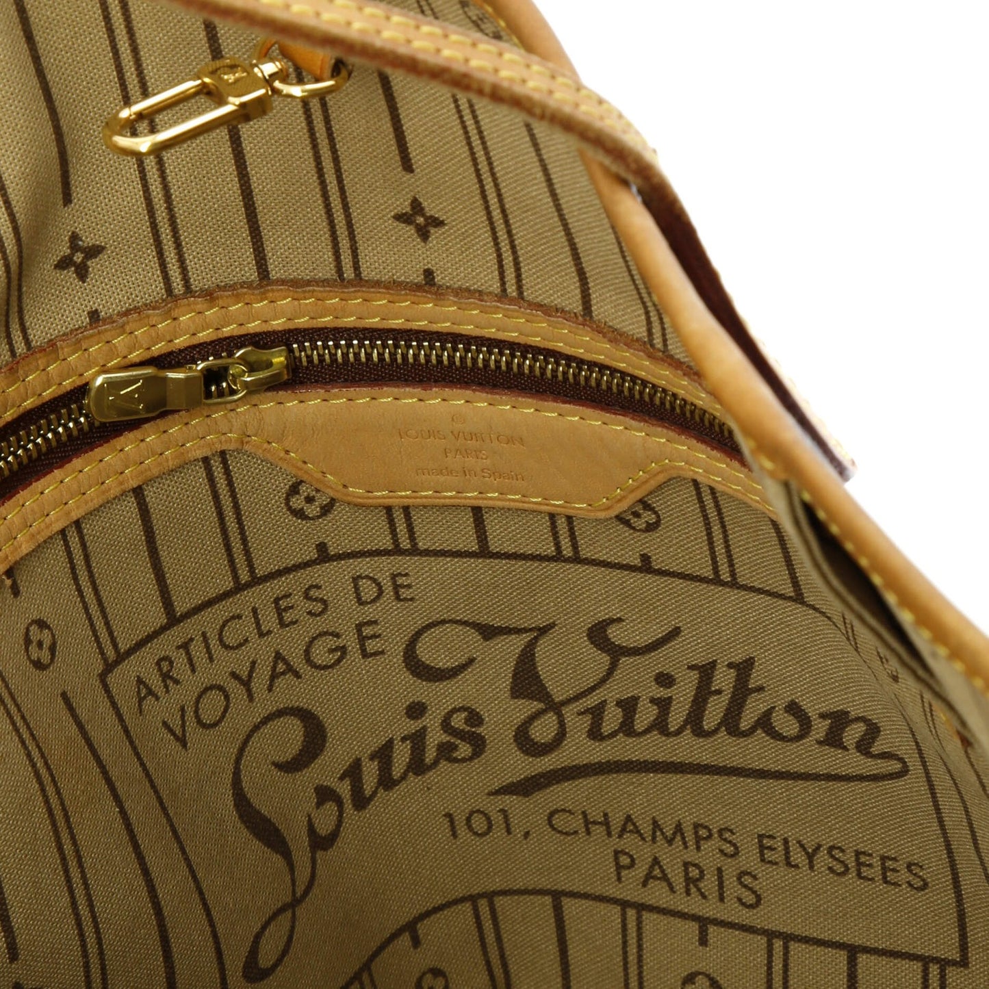 Louis Vuitton Neverfull Tote Monogram Canvas Mm