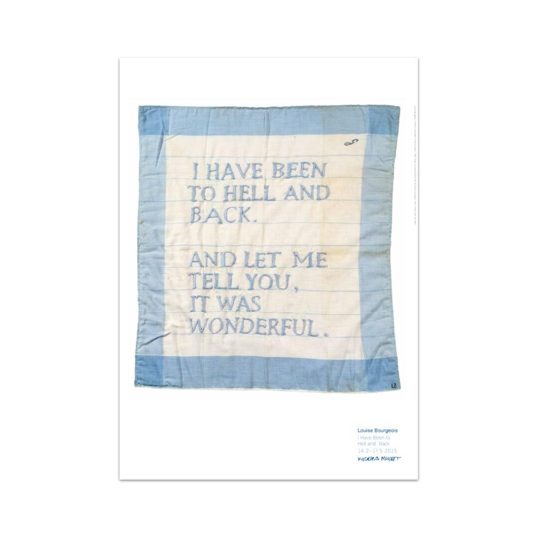 Louise Bourgeois Original Poster -  Exhibition At Moderna Museet In 2015 Print