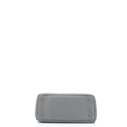 Christian Dior Diorissimo Tote Pebbled Leather Mini